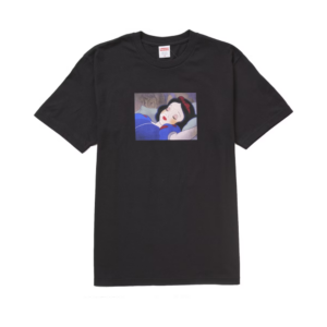 SUPREME BLANCA NIEVES BLACK TEE