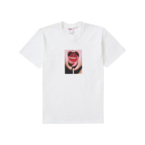 SUPREME LOLLIPOP WHITE TEE
