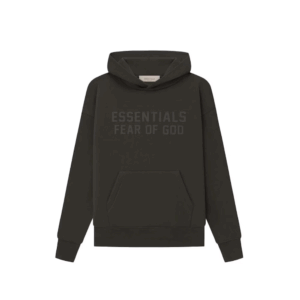 ESSENTIALS BY FEAR OF GOD HOODIE OFF BLACK