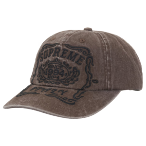 SUPREME ITALY 6-PANEL CAP BROWN