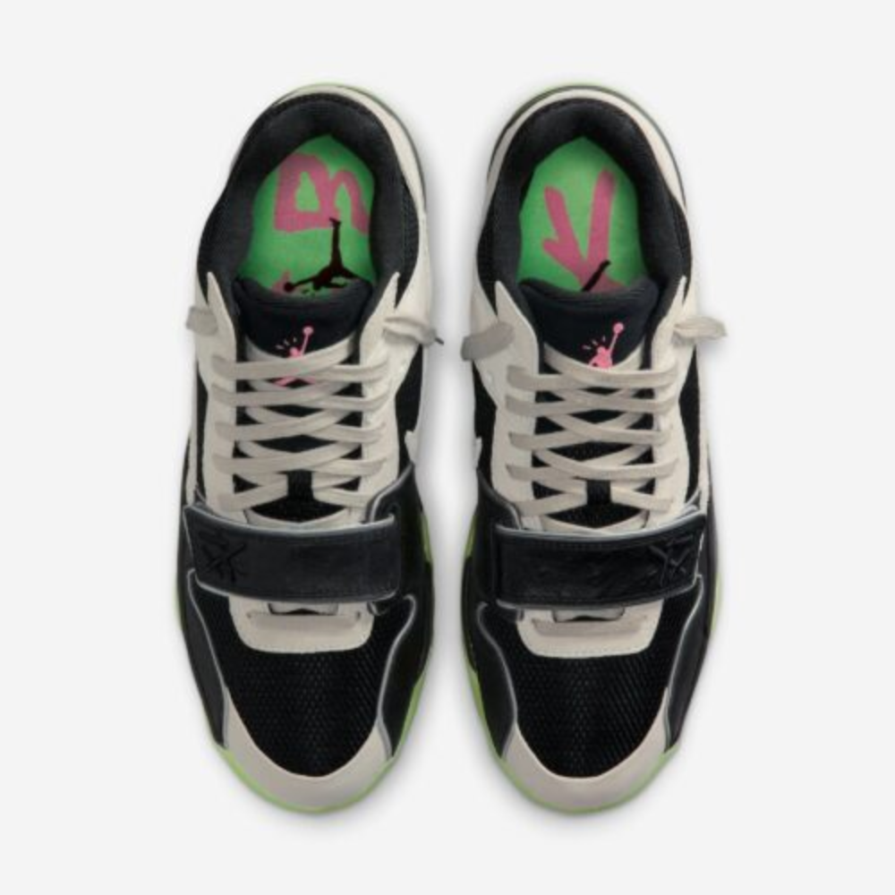 JORDAN JUMPMAN JACK TR X TRAVIS SCOTT X CHASE B BLACK NIGHT SILVER - Imagen 4