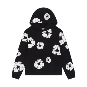DENIM TEARS THE COTTON WREATH HOODIE BLACK