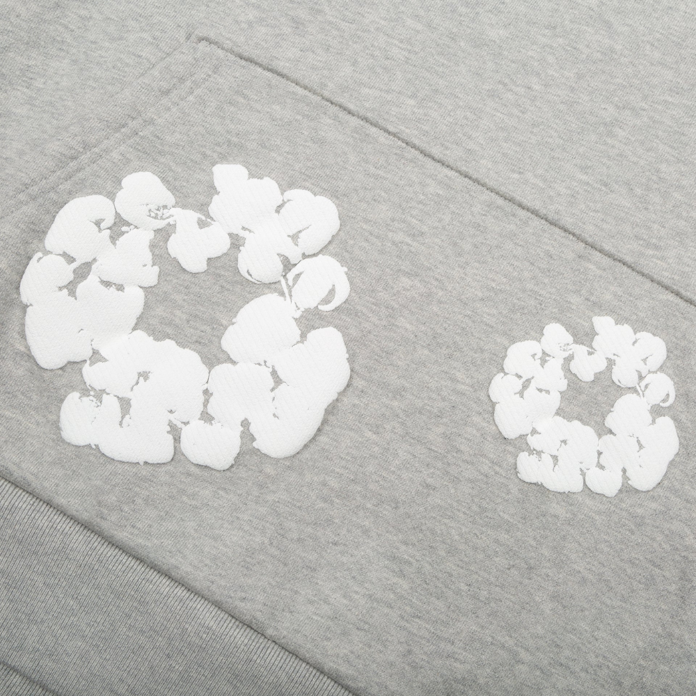 DENIM TEARS THE COTTON WREATH HOODIE GREY - Imagen 3